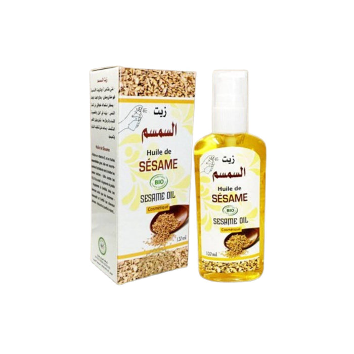 Huile de Sésame Spray 120ml - Soin et Cuisine, Praticité et Bienfaits - nilabeautys.com