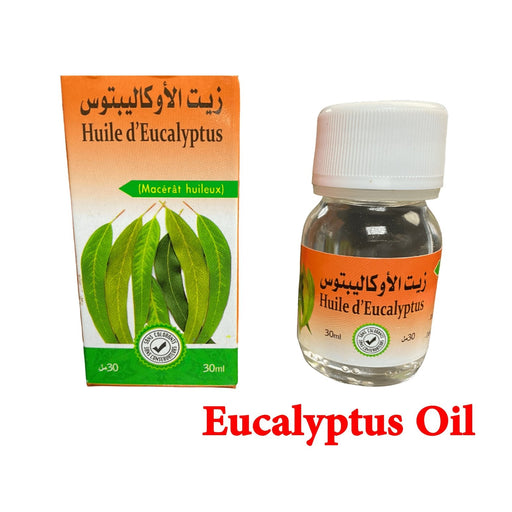 Huile d’Eucalyptus 30 ml - Pure et Efficace pour Bien - être et Soins - nilabeautys.com