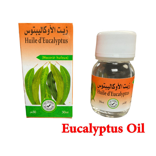 Huile d'eucalyptus 30ml | Huile de massage - nilabeautys.com