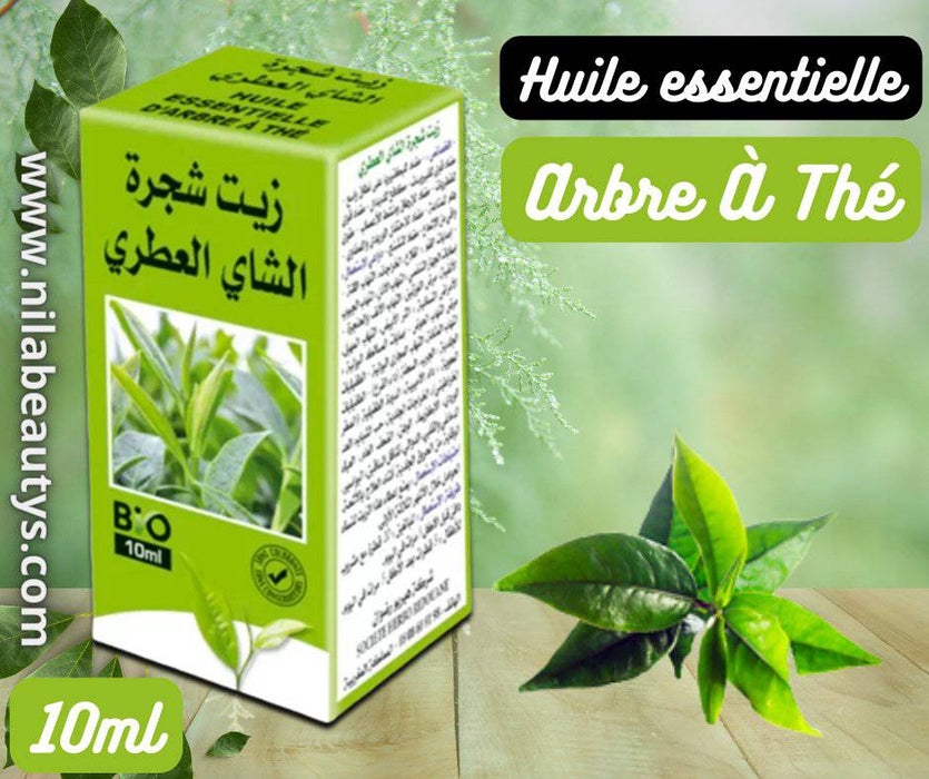 Huile essentielle d'Arbre à Thé 10ml | Purifiante et douce pour la peau - nilabeautys.com