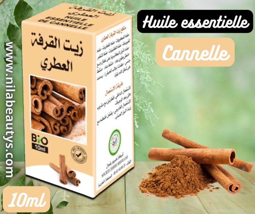 Huile essentielle de Cannelle 10ml | Puissance aromatique et propriétés anti - infectieuses - nilabeautys.com