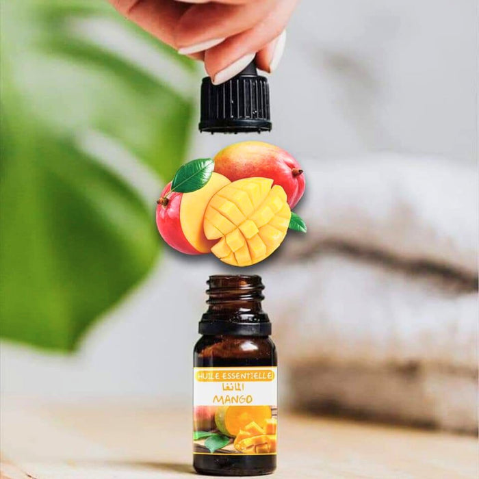 Huile Essentielle de Mangue - 10 ml, Pure et Naturelle - nilabeautys.com