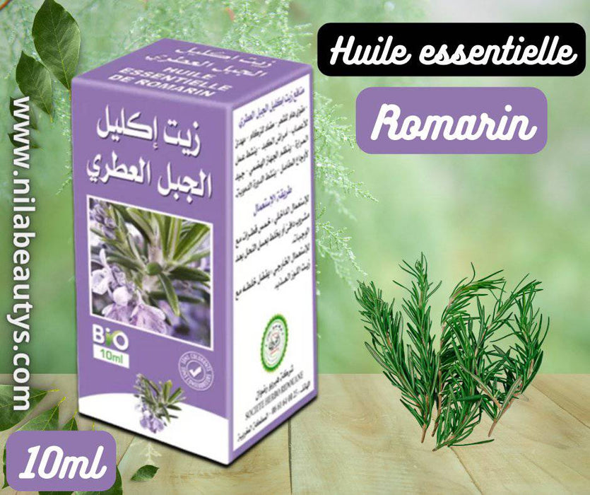 Huile essentielle de romarin 10ml | Digestion, rhumatisme et troubles circulatoires - nilabeautys.com