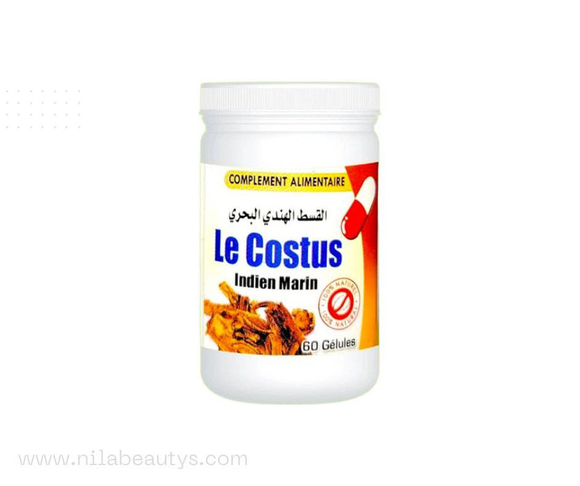 Le Costus Indien Marin 60 gélules | Complément alimentaire | Soutien naturel pour la santé sexuelle et l'équilibre du corps - nilabeautys.com