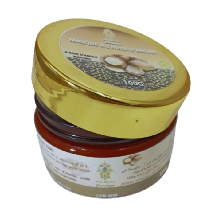 Masque à l'huile d'argan 100g Pour une peau nourrie et régénérée - nilabeautys.com