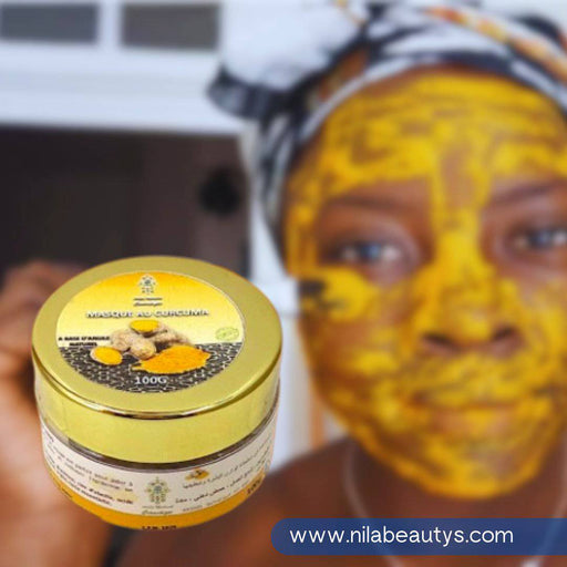 Masque au Curcuma - Masque au Turmeric - Masque visage - nilabeautys.com