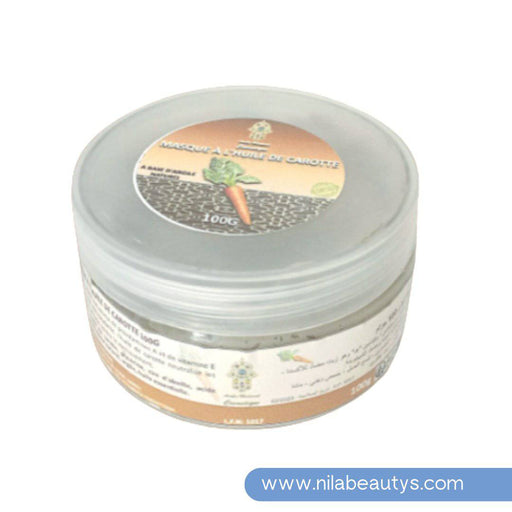 masque de carotte 100g Revitaliser et hydrater votre peau - nilabeautys.com