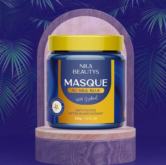 Masque Nila Royale 200g | Masque au nila bleu houra sahraouiya du Maroc - nilabeautys.com