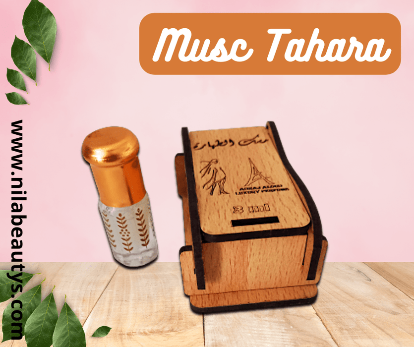 Musk Tahara Intime 3ml en Boîte Artisanale | Parfum Chaud et Sensuel - nilabeautys.com