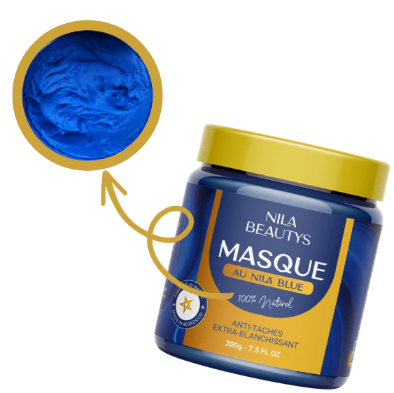 Masque Nila au Rhasoul du Maroc Royale 200g | Masque au Nila bleu - nilabeautys.com
