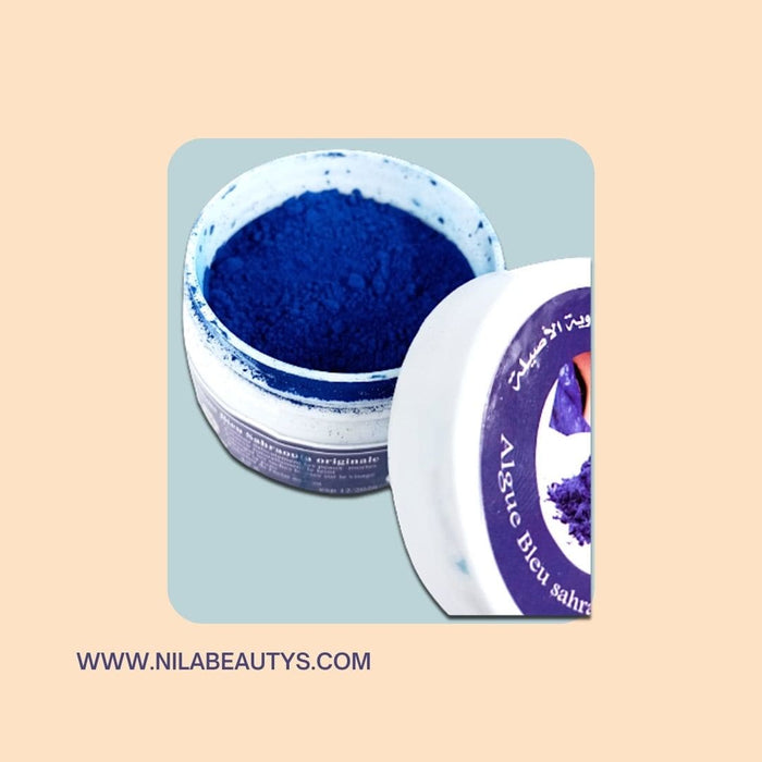 Poudre de Nila Bleu | Indigo pour éclaircir le teint et adoucir la peau - nilabeautys.com