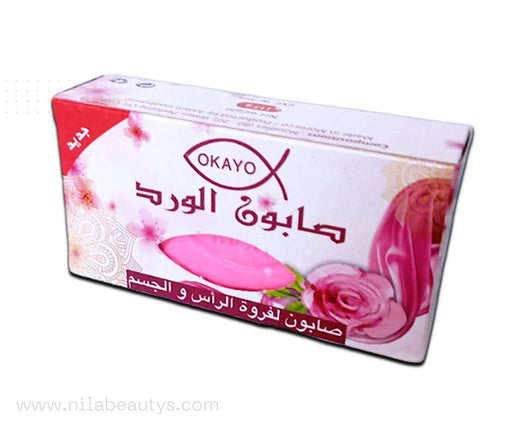Savon à la Rose 100g | Soin Doux pour Cheveux et Corps, ce savon délicatement parfumé - nilabeautys.com