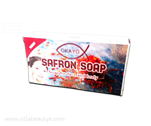 Savon au Safran 100g | Soin Luxueux pour Visage et Corps - nilabeautys.com