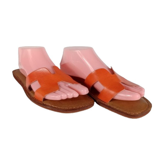 Orange girl sandal Berber marocain original artisanal - Confortables, Durables et Élégantes - nilabeautys.com