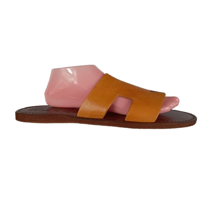 Orange men sandals du Maroc - Confortables, Durables et Élégantes - nilabeautys.com