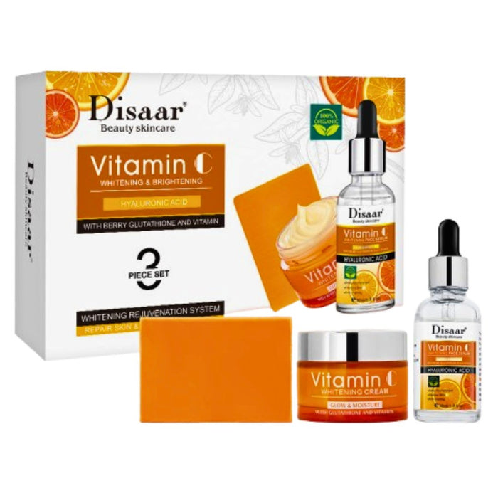 Pack Soin Visage Disaar Vitamine C - Éclaircissant & Anti - Taches - nilabeautys.com