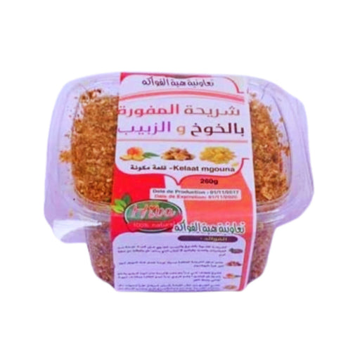 Poudre de Chriha Marocaine en raisin sec et pêche séchée 250g - nilabeautys.com