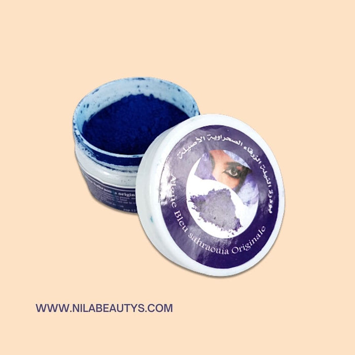 Poudre de Nila Bleu 40g | Indigo pour éclaircir le teint et adoucir la peau - nilabeautys.com