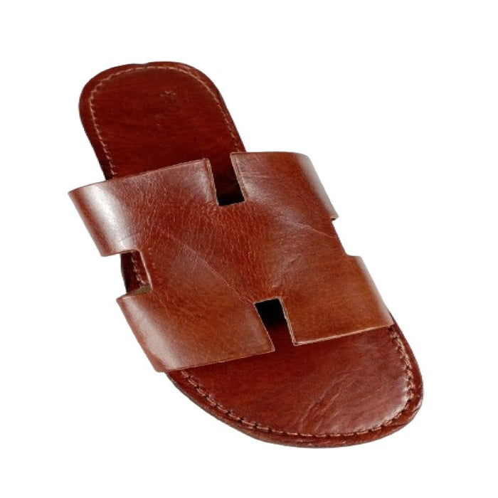 Sandale cuire homme lion d'Afrique - Confortables, Durables et Élégantes - nilabeautys.com