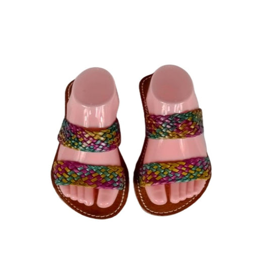 Sandale nu - pieds de chats doublé multicolore marocain artisanal - Confortables, Durables et Élégantes - nilabeautys.com