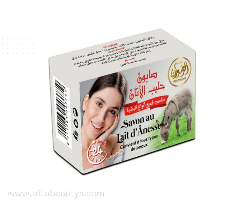 Savon au Lait d'Ânesse 100g - Soin Doux pour Tous les Types de Peau - nilabeautys.com