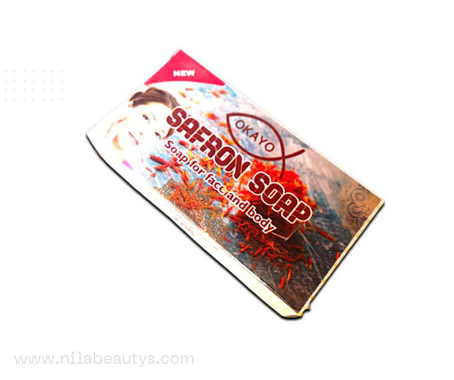 Savon au Safran 100g | Soin Luxueux pour Visage et Corps - nilabeautys.com