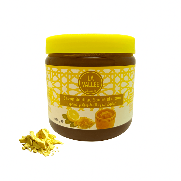 Savon Noir beldi Au Soufre 200g - nilabeautys.com