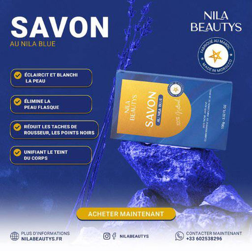 Savonnette au Nila 100g - Éclaircissement de la Peau et Exfoliation Douce - nilabeautys.com