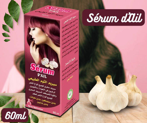 Sérum d'Ail 60ml | Protège, renforce et favorise la croissance des cheveux - nilabeautys.com