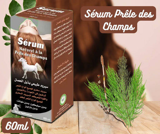 Sérum naturel à la prêle des champs 60ml | Protège et renforce vos cheveux - nilabeautys.com