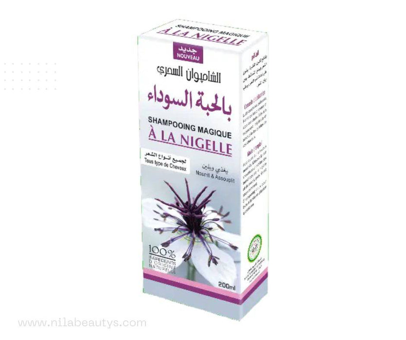 Shampooing Magique à la Nigelle 200ml | Éclat et Vitalité Naturels - nilabeautys.com