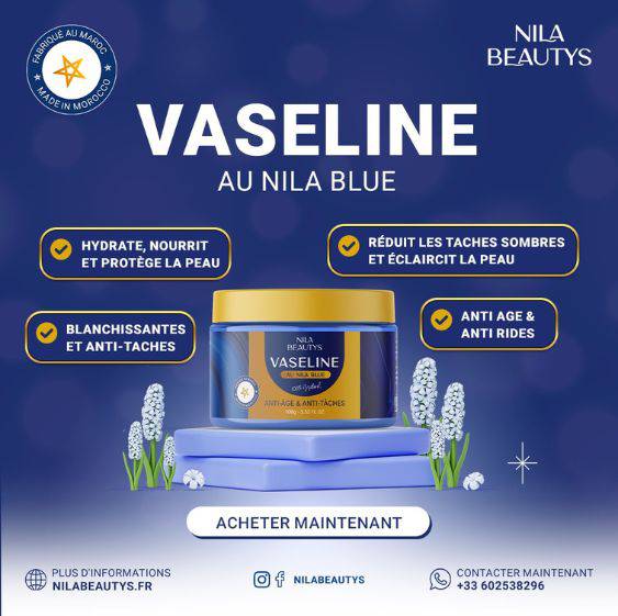 Vaseline de Nila pour la Peau | Éclaircissement et Hydratation Naturelle 100g - nilabeautys.com