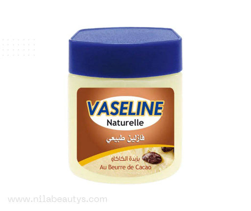 Vaseline Naturelle au Beurre de Cacao 120g | Soin Nourrissant pour Peau et Cheveux - nilabeautys.com