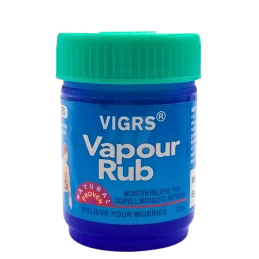 Vigrs Vapour Rub 25ml - Soulagement Rhume et Toux - nilabeautys.com