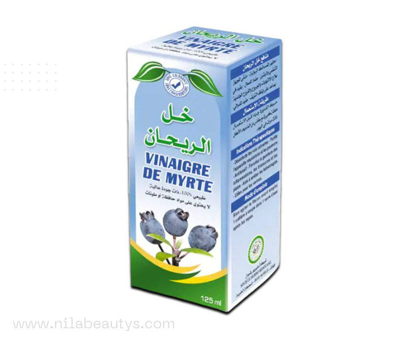 Vinaigre de Myrte 125ml | Feuilles de Myrte | Myrte du Maroc - nilabeautys.com